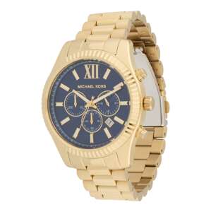 Michael Kors Analógové hodinky 'LEXINGTON'  námornícka modrá / zlatá