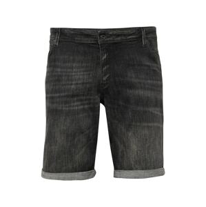 Jack & Jones Plus Džínsy 'RICK FOX'  čierny denim