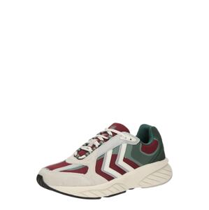 Hummel Nízke tenisky 'REACH LX 6000 URBAN'  svetlosivá / jedľová / merlotová / biela