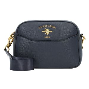 U.S. POLO ASSN. Taška cez rameno 'Stanford'  tmavomodrá / zlatá