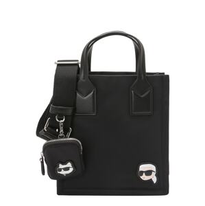 Karl Lagerfeld Kabelka 'IKON'  čierna / biela
