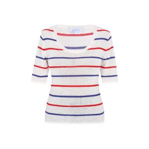 usha BLUE LABEL Sveter  modrá / červená / biela