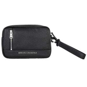 ARMANI EXCHANGE Toaletná taška  čierna / strieborná