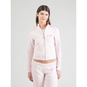 Juicy Couture Sport Športová mikina so zipsom  ružová / ružová