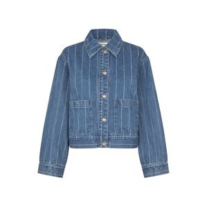 modström Prechodná bunda 'Isolde'  modrá denim / biela