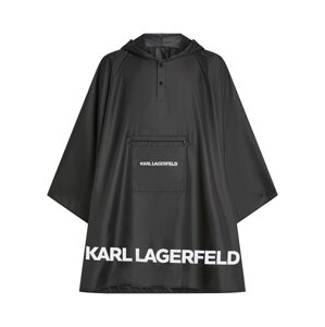 Karl Lagerfeld Funkčná bunda 'Essential'  čierna / biela