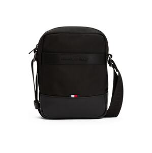 TOMMY HILFIGER Taška cez rameno  brusnicová / čierna / biela