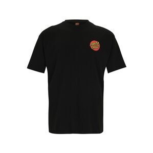 Santa Cruz Tričko 'Classic Dot'  žltá / červená / čierna