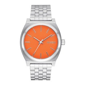 Nixon Analógové hodinky 'Time Teller'  homárová / strieborná