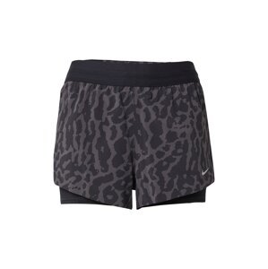 NIKE Športové nohavice 'Swift'  antracitová / čierna / biela