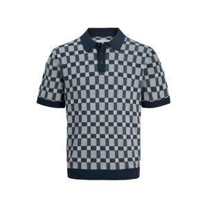 Jack & Jones Plus Sveter 'JPRKALVIN'  dymovo modrá / tmavomodrá