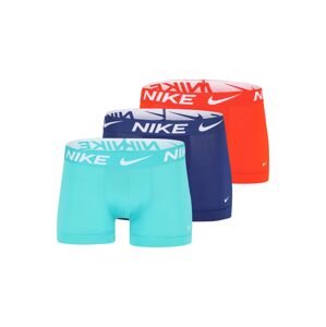 NIKE Underwear Športové nohavičky 'Essential'  námornícka modrá / tyrkysová / tmavooranžová / biela melírovaná