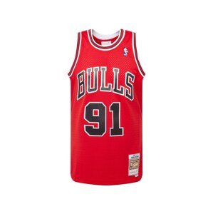 Mitchell & Ness Tričko 'NBA Chicago Bulls Swingman Dennis Rodman'  červená / čierna