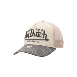 Von Dutch Originals Čiapka  béžová / sivá