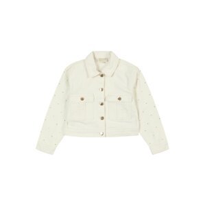 Michael Kors Kids Prechodná bunda  krémová / strieborná