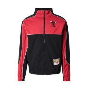 Mitchell & Ness Prechodná bunda 'NBA'  červená / čierna / biela