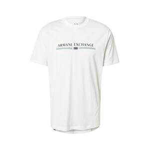 ARMANI EXCHANGE Tričko  námornícka modrá / sivá / šedobiela