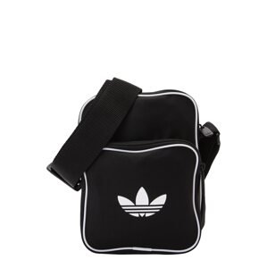 ADIDAS ORIGINALS Taška cez rameno 'ADICOLOR SIB'  čierna / biela