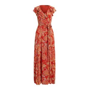 Lauren Ralph Lauren Večerné šaty  modrá / žltá / červená