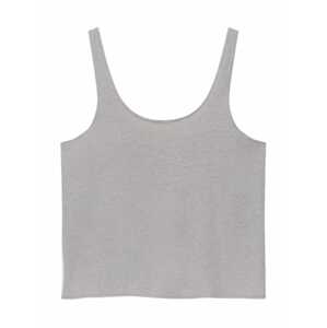 Pull&Bear Top  sivá melírovaná