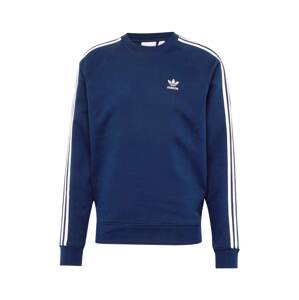 ADIDAS ORIGINALS Mikina 'Adicolor Classics 3-Stripes'  indigo / biela