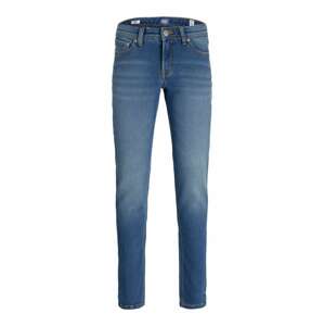 JACK & JONES Džínsy 'Mike'  modrá / hnedá