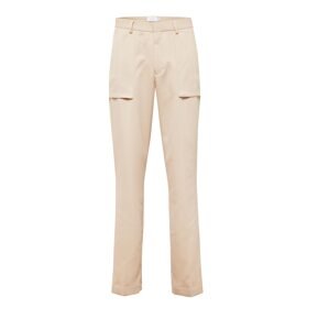 TOPMAN Chino nohavice  svetlobéžová