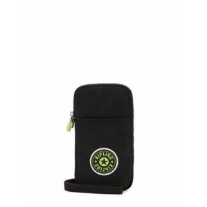 KIPLING Puzdro na mobil 'Clark'  limetová / čierna / biela