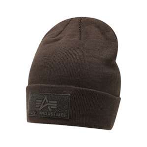 ALPHA INDUSTRIES Čiapky  tmavohnedá