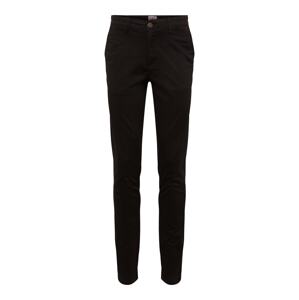 JACK & JONES Chino nohavice 'JJIMarco JJBowie'  čierna