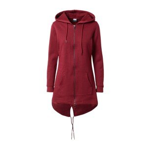 Urban Classics Tepláková bunda  červená