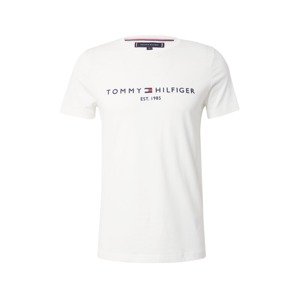 TOMMY HILFIGER Tričko  tmavomodrá / červená / biela