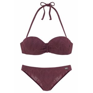 BUFFALO Bikiny  bordová