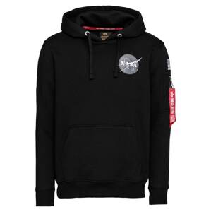 ALPHA INDUSTRIES Mikina 'Space Shuttle'  svetlomodrá / sivá / čierna / biela