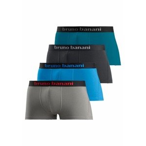 Bruno Banani Boxerky  modrá / sivá / zelená / čierna