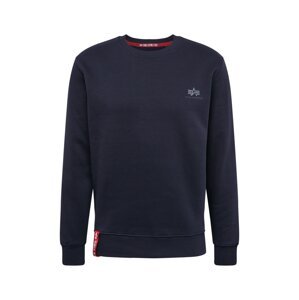 ALPHA INDUSTRIES Mikina  tmavomodrá