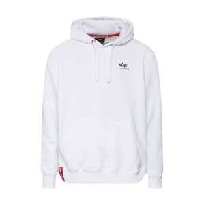 ALPHA INDUSTRIES Sveter  červená / čierna / biela
