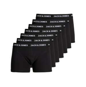 JACK & JONES Boxerky 'Chuey'  čierna / biela