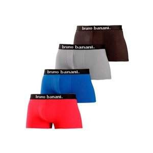 Bruno Banani Boxerky  modrá / sivá / červená / čierna