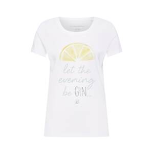 EINSTEIN & NEWTON Tričko 'Gin'  žltá / biela