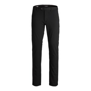JACK & JONES Chino nohavice 'JJMarco JJConnor 769'  čierna