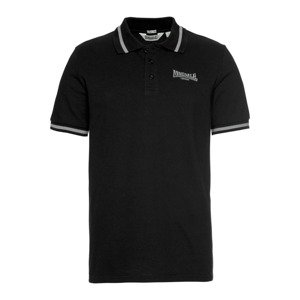 LONSDALE Tričko 'Causton'  čierna / biela