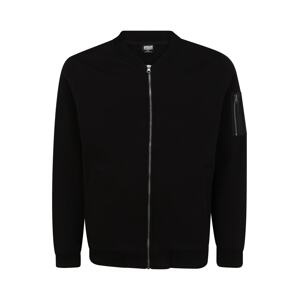 Urban Classics Tepláková bunda  čierna