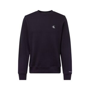 Calvin Klein Jeans Mikina 'Essential'  čierna / biela