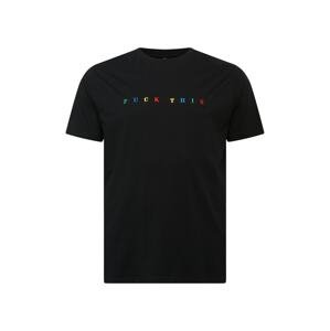 Mister Tee Tričko 'Fuck This'  modrá / žltá / zelená / červená / čierna