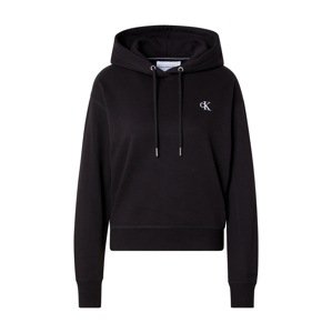Calvin Klein Jeans Mikina  čierna / biela