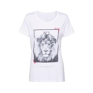 EINSTEIN & NEWTON Tričko 'Bel Air T-Shirt'  čierna / biela