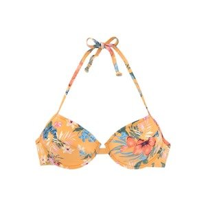 BENCH Bikinový top 'Maui'  žltá / zmiešané farby