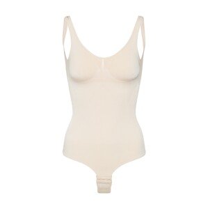 MAGIC Bodyfashion Formujúce body  béžová / biela