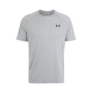 UNDER ARMOUR Funkčné tričko 'Tech 2.0'  svetlosivá / čierna